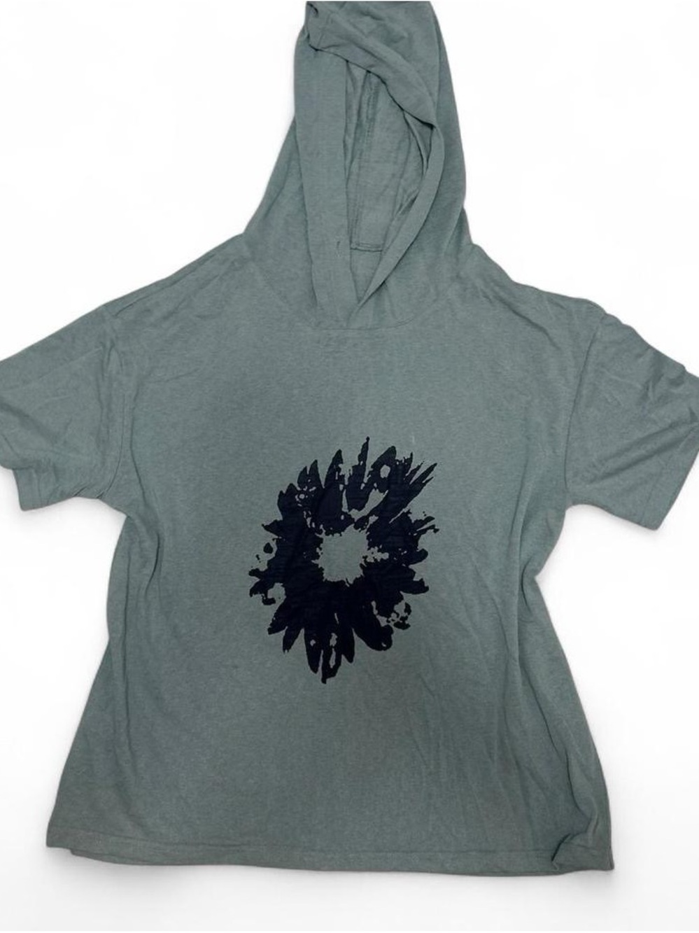 Blue tee hoodie